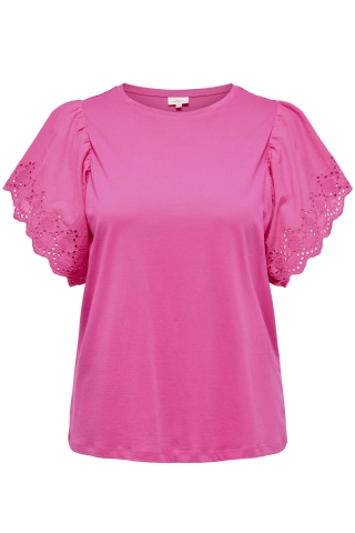 ONLY ECO shirt wijde opengewerkte mo | 15346157FUFEM=46/48&nbsp;
