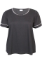 ZHENZI shirt Leia wijde mouw | 200804BLACS=42-44&nbsp;