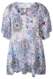ZHENZI jurk Lyne print | 2008313715XL=54-56&nbsp;