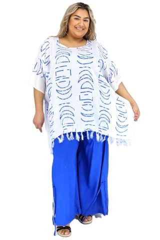 Luna Serena sarongblouse 21 | sarong5-7whit/blue40-46&nbsp;