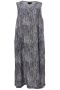 Gozzip Black jurk Lula streep print | G253202blac/whitS=42/44&nbsp;