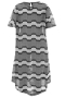Studio jurk Pernille banen print | S253860blac/whitL=50/52&nbsp;