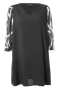 Studio tuniek Kyra print mouwen | S253861blac/hearM=46/48&nbsp;
