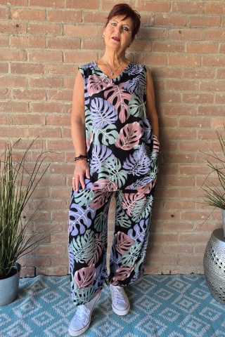 Bagoes singlet blad | B002011P-1lila/bladM=46-48&nbsp;