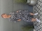 Bagoes lange blouse oprolmouw streep | B002013P-6coba/witM=46-48&nbsp;