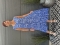 Bagoes singlet jurk ruche rand vlek | B002015P-5zwar/vlekM=46-48&nbsp;