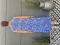 Bagoes singlet jurk ruche rand vlek | B002015P-5zwar/vlekM=46-48&nbsp;
