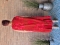 Bagoes singlet jurk ruche rand | B002015P-7turq/limeM=46-48&nbsp;