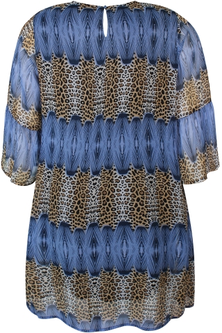 ZHENZI jurk Lila combi print | 2008185355M=46-48&nbsp;
