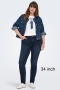 ONLY rechte jeans donkerblauw | 15353770DABL/L3052&nbsp;
