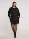 Mat fashion jurk | 84017010BLACM=48-50&nbsp;