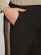Mat fashion broek met bies | 84012018BLACS=44-46&nbsp;