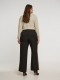 Mat fashion broek met bies | 84012018BLACS=44-46&nbsp;