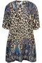 ZHENZI dierenprint jurk Siff | 201050maroS=42-44&nbsp;