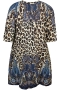 ZHENZI dierenprint jurk Siff | 201050maroS=42-44&nbsp;