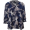 Studio blouse Feodora | S255850navy/sandM=46/48&nbsp;
