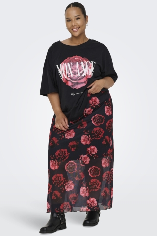 ONLY ECO midi rok | 15363140BLAC/AOPM=46/48&nbsp;