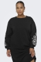 ONLY midi jurk borduur | 15356509BLAC/EMBRM=46/48&nbsp;