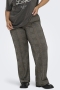 ONLY wijde pijpen broek ruit print | 15360424BROW/CHECM=46/48&nbsp;