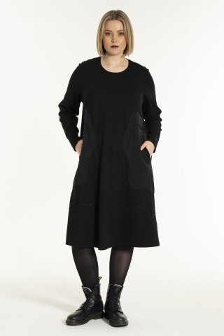 Gozzip Black jurk Savannah | G255201blacM=46/48&nbsp;