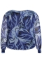 ZHENZI blouse voile bladprint | 2010426900M=46-48&nbsp;
