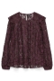 VERO MODA curve Kanten shirt ECO | 10336762WINE44&nbsp;