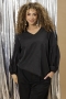 ZHENZI blouse Tica | 201235BLACM=46-48&nbsp;