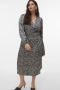 VERO MODA curve eco wikkel jurk | 10338294BLAC/SONY44&nbsp;