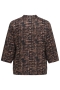 ONLY eco bruin print shirt v-hals | 15362635BLAC/TIDY46&nbsp;