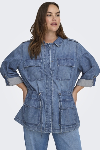 ONLY denim jasje lange mouw | 15367619MEBL46&nbsp;