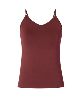 Yest Curve top met spaghettibandjes | A005865choc2(50)&nbsp;