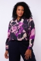 Exxcellent blouse paarse bloem | 26VQE04E407/E82946&nbsp;