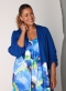 COLLETTA vest | 9000686blueX-0(44)&nbsp;