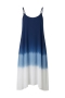 Bagoes jurk straps blue | B005017blue/whit1 maat&nbsp;