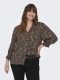 ONLY blouse print ruche hals | 15358106SIMI/ANIM46&nbsp;