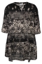 ZHENZI tuniek 3/4 mouw | 201290BLACS=42-44&nbsp;