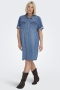 ONLY eco denim jurk korte mouw | 15368239MEBL42&nbsp;