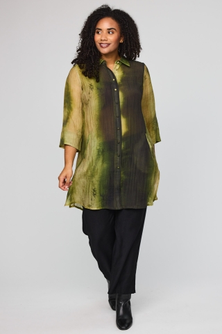 Studio shirt Emilie | S262830gree/mixM=46/48&nbsp;