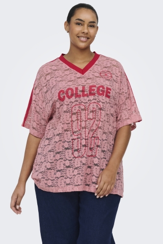 ONLY T-shirt Vhals kant | 15371858RORO/BACHS=42/44&nbsp;