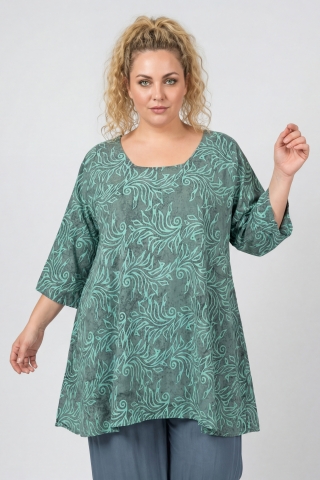 Luna tuniek Claire xl 34 | claire5442grey/gree46-60 big&nbsp;