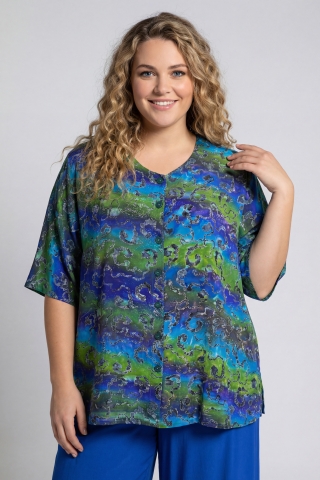 Luna blouse Dallas 15 | dallas5413blue/gree42-52 one&nbsp;