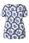 ZHENZI blouse korte mouw | 201273NAVYL=50-52&nbsp;