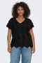 ONLY shirt Lulu v-hals | 15325133SERO/3DFLM=46/48&nbsp;