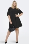 ONLY eco jurk Evalou open detail mou | 15375600BLAC46&nbsp;