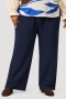 ZHENZI broek Mya wijd jersey | 201442NAVYM=46-48&nbsp;