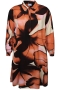 ZHENZI jurk Kelis met print | 201454WBLUM=46-48&nbsp;
