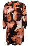 ZHENZI jurk Kelis met print | 201454WBLUM=46-48&nbsp;
