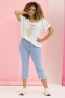 ZHENZI denim broek strepen | 201395DENI46&nbsp;