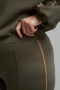 Mat fashion broek flared zijbies | 86012030KHAKS=44-46&nbsp;