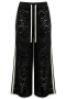 Mat fashion broek kant sportbies | 86012060BLACS=44-46&nbsp;